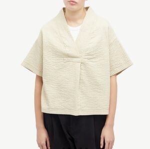 Girls of Dust Cream Toku Armor Top Short Sleeve Shirt Medium